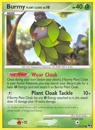 [PKM] Burmy Plant Cloak (11/17) [POP Series 7]