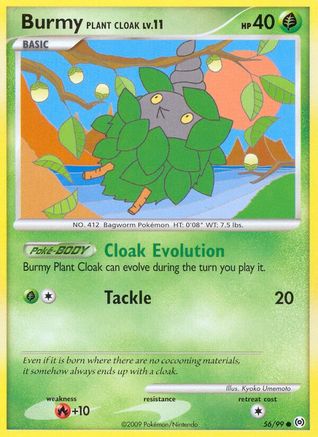 [PKM] Burmy Plant Cloak (56/99) [Platinum: Arceus]