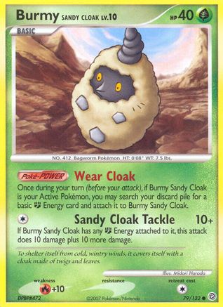[PKM-C] Burmy Sandy Cloak (79/132) [Diamond & Pearl: Secret Wonders]