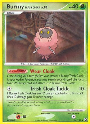 [PKM-C] Burmy Trash Cloak (80/132) [Diamond & Pearl: Secret Wonders]