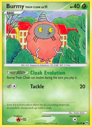 [PKM] Burmy Trash Cloak (58/99) [Platinum: Arceus]