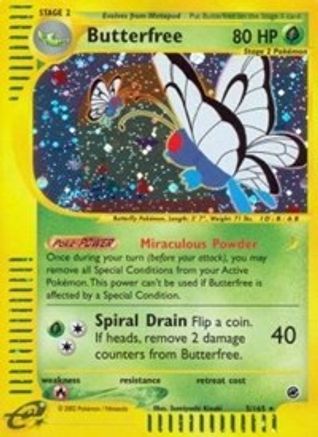 [PKM-R] Butterfree (5/165) [Expedition: Base Set]