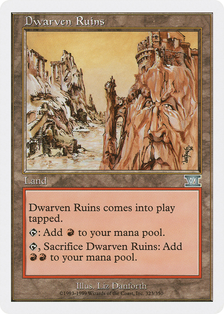 {C} Dwarven Ruins [Classic Sixth Edition][6ED 323]