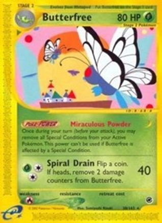 [PKM] Butterfree (38/165) [Expedition: Base Set]