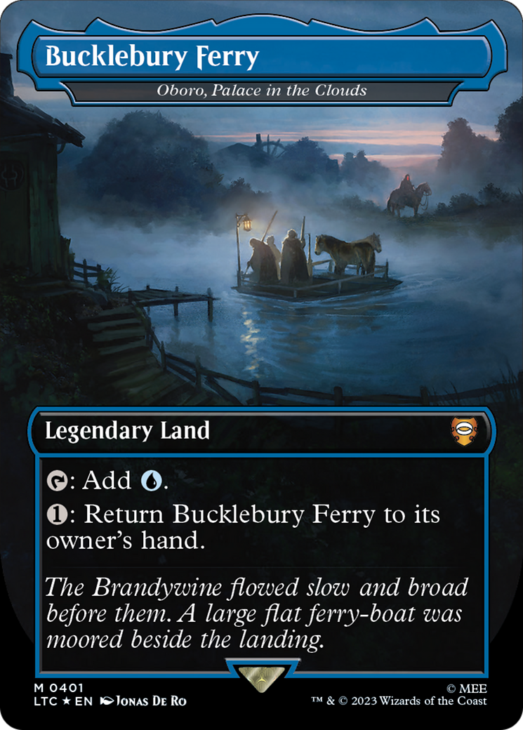 {R} Oboro, Palace in the Clouds - Bucklebury Ferry (Surge Foil Realms and Relics) [The Lord of the Rings: Tales of Middle-Earth Commander][LTC 401]