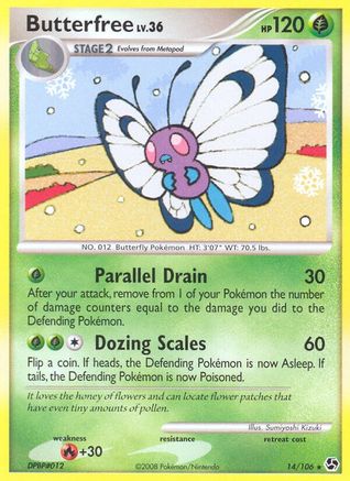 [PKM] Butterfree (14/106) [Diamond & Pearl: Great Encounters]
