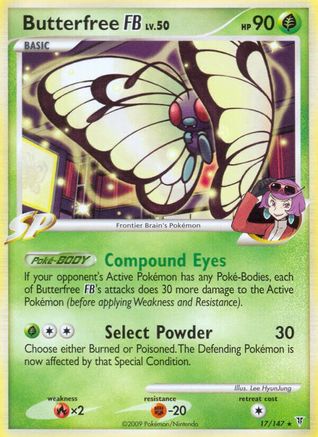 [PKM] Butterfree FB (17/147) [Platinum: Supreme Victors]