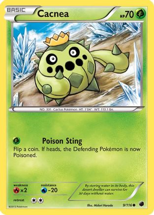 [PKM] Cacnea (9/116) [Black & White: Plasma Freeze]