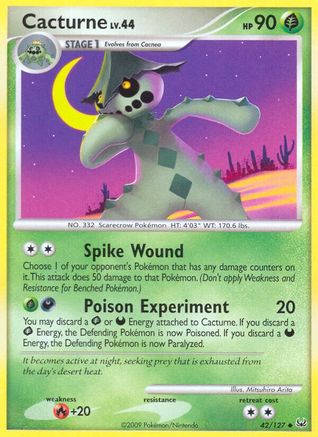 [PKM] Cacturne (42/127) [Platinum: Base Set]