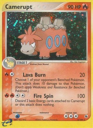[PKM-R] Camerupt (4/109) [EX: Ruby & Sapphire]