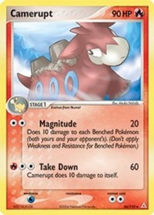 [PKM-C] Camerupt (36/110) (Stamped) [EX: Holon Phantoms]