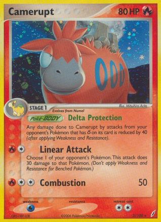 [PKM-R] Camerupt (3/100) (Stamped) [EX: Crystal Guardians]