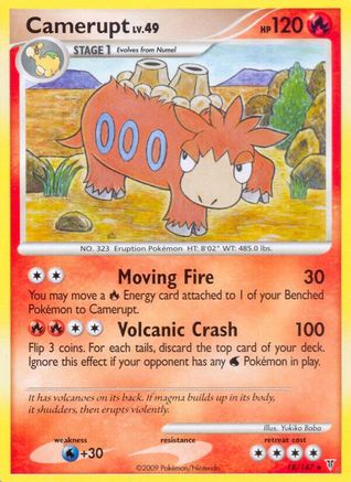 [PKM] Camerupt (18/147) [Platinum: Supreme Victors]