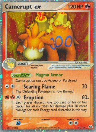 [PKM] Camerupt ex (92/106) [EX: Emerald]