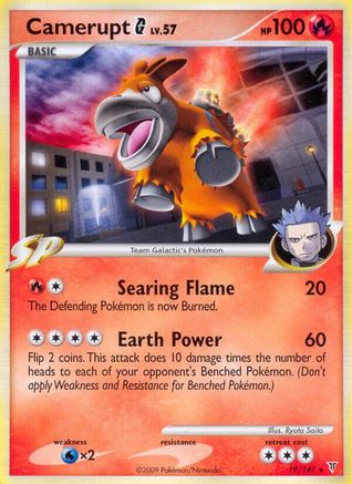[PKM] Camerupt G (19/147) [Platinum: Supreme Victors]