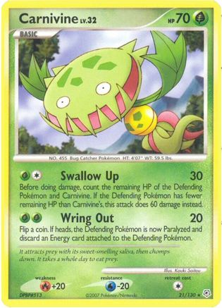 [PKM] Carnivine (21/130) [Diamond & Pearl: Base Set]