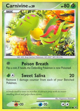 [PKM] Carnivine (68/127) [Platinum: Base Set]