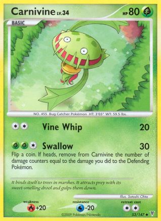 [PKM] Carnivine (53/147) [Platinum: Supreme Victors]
