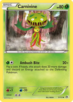 [PKM-C] Carnivine (5/113) [Black & White: Legendary Treasures]