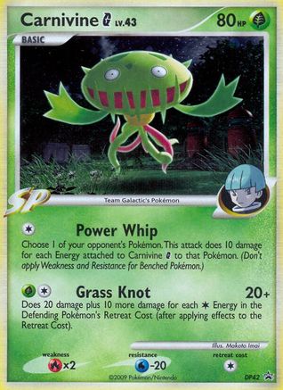 [PKM-R] Carnivine G (DP42) [Diamond & Pearl: Black Star Promos]