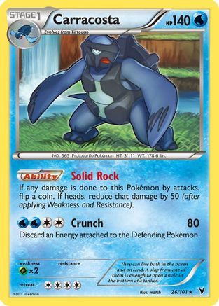 [PKM] Carracosta (26/101) [Black & White: Noble Victories]