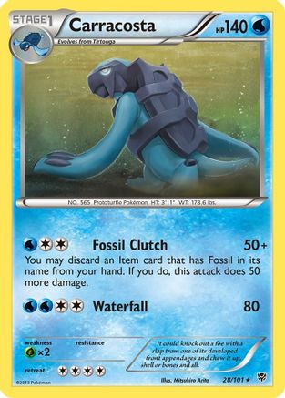 [PKM] Carracosta (28/101) [Black & White: Plasma Blast]