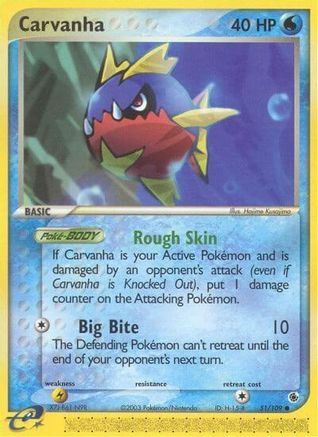 [PKM] Carvanha (51/109) [EX: Ruby & Sapphire]