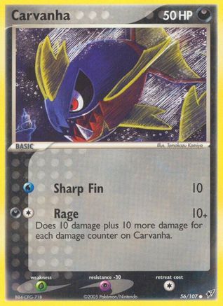 [PKM-C] Carvanha (56/107) (Stamped) [EX: Deoxys]