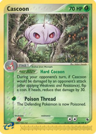 [PKM-C] Cascoon (26/109) [EX: Ruby & Sapphire]