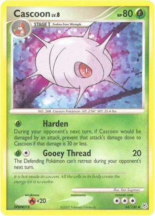 [PKM-C] Cascoon (44/130) [Diamond & Pearl: Base Set]