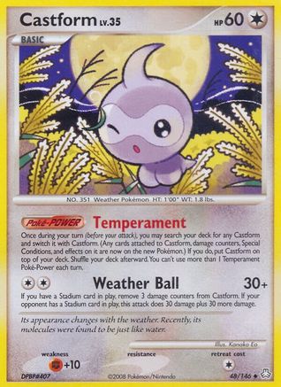 [PKM] Castform (48/146) [Diamond & Pearl: Legends Awakened]
