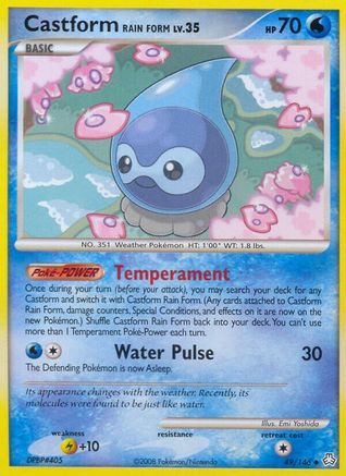 [PKM-C] Castform Rain Form (49/146) [Diamond & Pearl: Legends Awakened]