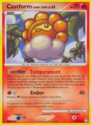 [PKM] Castform Sunny Form (51/146) [Diamond & Pearl: Legends Awakened]