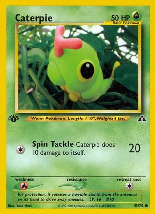 [PKM] Caterpie (53/75) [Neo Discovery 1st Edition]