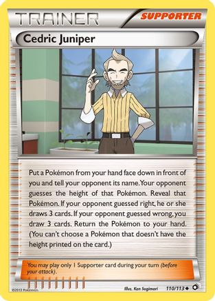 [PKM] Cedric Juniper (110/113) [Black & White: Legendary Treasures]