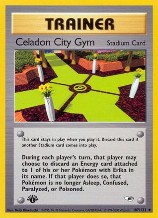 [PKM] Celadon City Gym (107/132) [Gym Heroes 1st Edition]