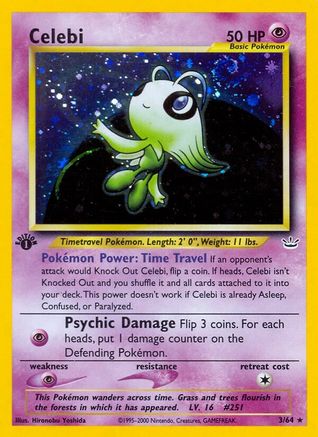 [PKM] Celebi (3/64) [Neo Revelation 1st Edition]
