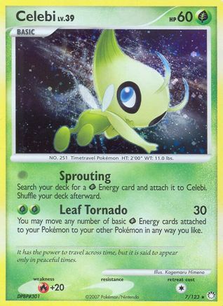 [PKM] Celebi (7/123) [Diamond & Pearl: Mysterious Treasures]