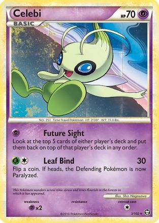 [PKM] Celebi (3/102) [HeartGold & SoulSilver: Triumphant]