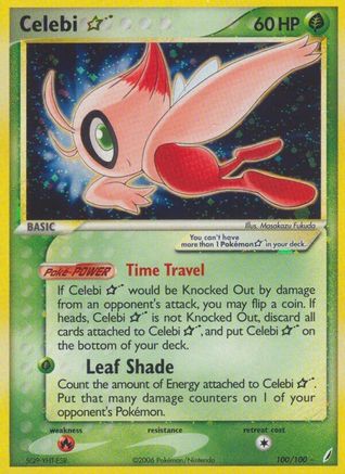 [PKM] Celebi Star (100/100) [EX: Crystal Guardians]