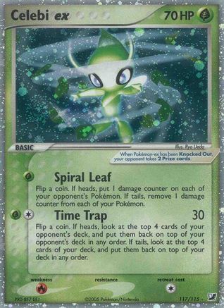 [PKM] Celebi ex (117/115) [EX: Unseen Forces]