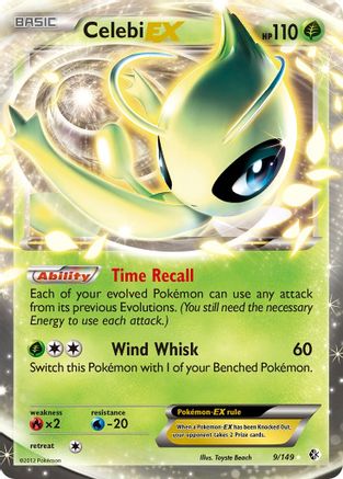 [PKM-R] Celebi EX (9/149) [Black & White: Boundaries Crossed]