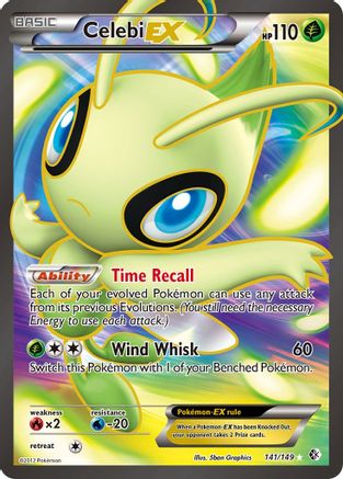 [PKM] Celebi EX (141/149) [Black & White: Boundaries Crossed]
