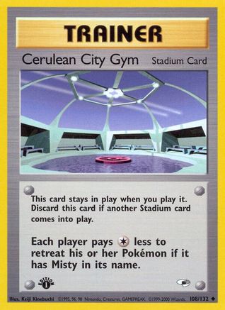 [PKM] Cerulean City Gym (108/132) [Gym Heroes 1st Edition]