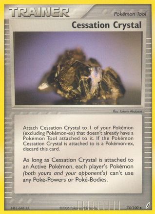 [TR] Cessation Crystal (74/100) (Stamped) [EX: Crystal Guardians]
