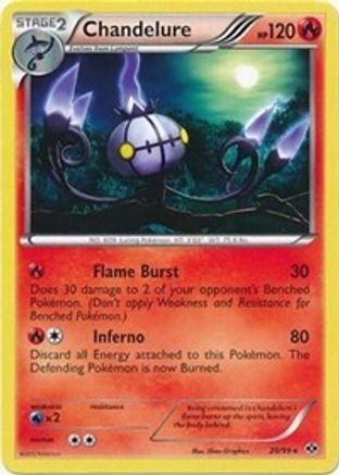 [PKM-R] Chandelure (20/99) (Theme Deck Exclusive) [Black & White: Next Destinies]