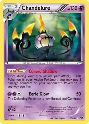 [PKM-R] Chandelure (101/99) [Black & White: Next Destinies]