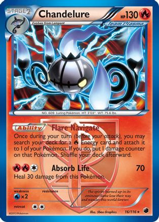 [PKM] Chandelure (16/116) [Black & White: Plasma Freeze]