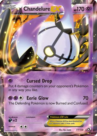 [PKM] Chandelure EX (77/113) [Black & White: Legendary Treasures]