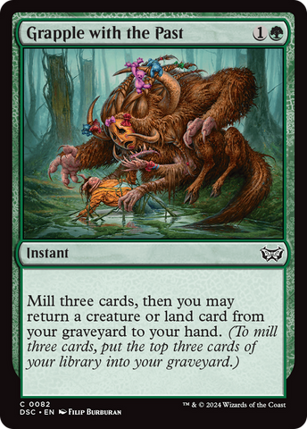 {C} Grapple with the Past [Duskmourn: House of Horror Commander][DSC 082]